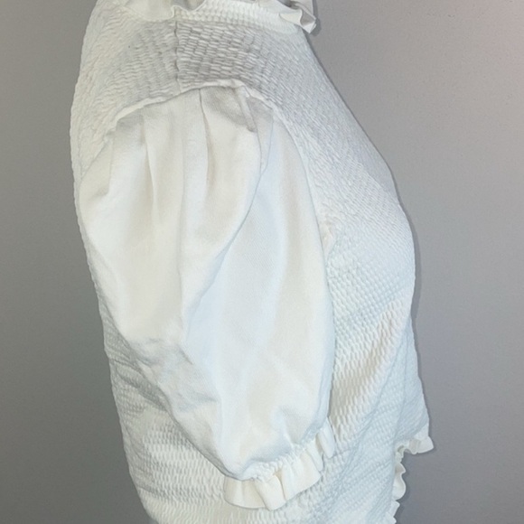 Philosophy textured puff sleeve trendy top size XL - Picture 4 of 4